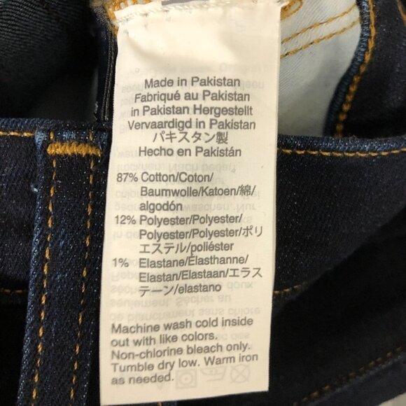 NEW - J. CREW Mercantile Skinny Cropped Dark Wash Jeans - Size 27 Waist - Picture 4 of 4